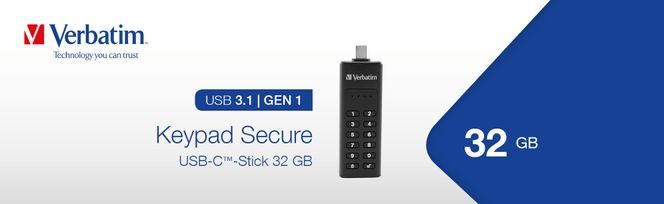 49430 | Keypad Secure USB-C™-Stick | 32 GB