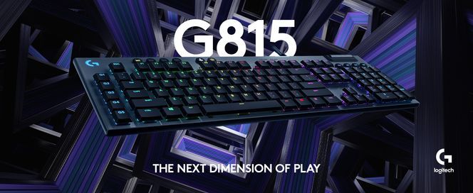 G815 LIGHTSPEED RGB Mechanical Gaming Keyboard – GL Tactile