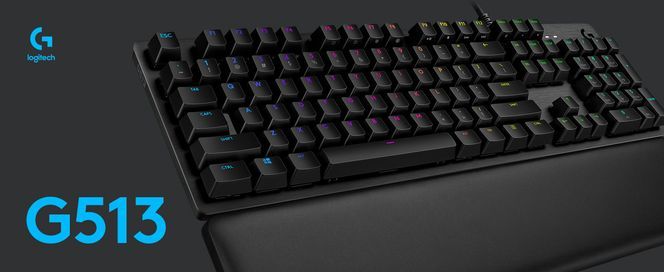 Logitech G513 CARBON LIGHTSYNC RGB Mechanical Gaming Keyboard with GX Red switches
