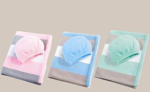 Baby Decken in Trendfarben - Weich, Warm und Wunderbar !