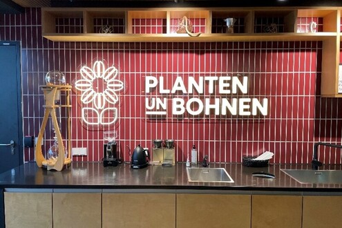 Planten un Bohnen heißt die Baristaecke bei Google