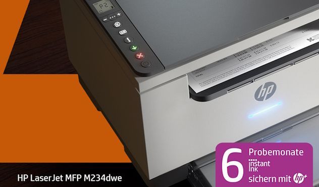 (LAN WLAN (Wi-Fi), AiO HP+ (Ethernet), MFP Instant M234dwe s/w kompatibel) Laserdrucker, HP Ink Multifunktionsdrucker, LaserJet