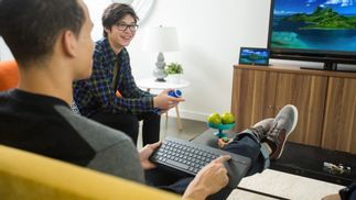 Verbindet sich drahtlos mit Ihrem PC