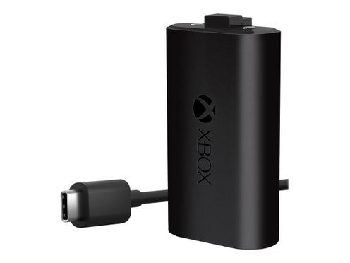 Wiederaufladbarer Xbox-Akku und USB-C®-Kabel