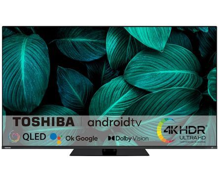 Toshiba 65QA7D63DG LED-Fernseher (164 cm/65 Zoll, 4K Ultra HD, Android TV,  Smart-TV), Smart TV, Android, HbbTV, Netflix, Amazon Prime, Dolby Vision