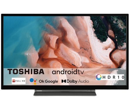 cm/43 Zoll, Displaydiagonale: Google LED-Fernseher Zoll 43LA3B63DA Smart-TV), TV, HD, (108 / cm Toshiba Full 43 TV, Android 108