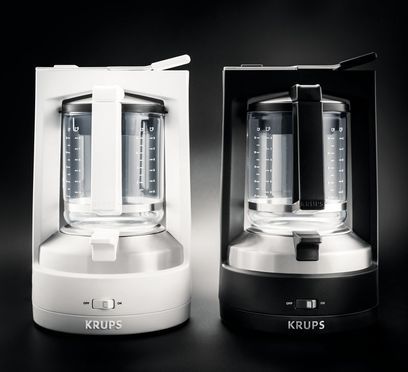 Krups Druckbrüh-Kaffeemaschine KM4682 T 8.2, 1l Kaffeekanne, Permanentfilter,  Ausgestattet mit Sicherheitsverschluss und Permanent Filter