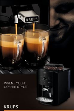 Krups Kaffeevollautomat EA8110 Arabica Quattro Force, 1450 Watt,  Wassertankkapazität: 1,8 Liter, Pumpendruck: 15 bar,  