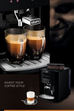 Krups Kaffeemaschine mit Mahlwerk EA8170 - Kaffee-Vollautomat