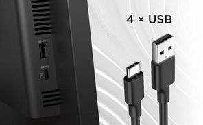 4 × USB 3.2 Gen 1