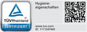 TÜV Hygienezertifikat für die Intuition Preference+