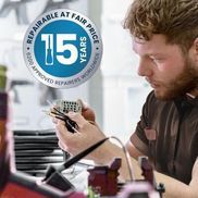 15 Jahre reparierbar