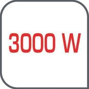 Hohe Leistung für schnelles Aufheizen