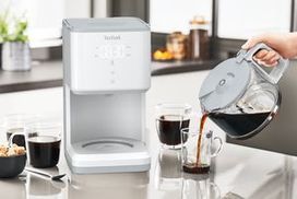 Tefal Filterkaffeemaschine CM6931 Sense, 1,25l Kaffeekanne, Digital-Anzeige,  Glaskanne mit Deckel, Kapazität für 10 - 15 Tassen, Glaskanne mit Deckel  für ein Fassungsvermögen von 10 bis 15 Tassen