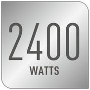 2400 W Leistung für schnelles Bügeln