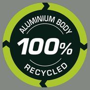 100 % recyceltes Aluminium   