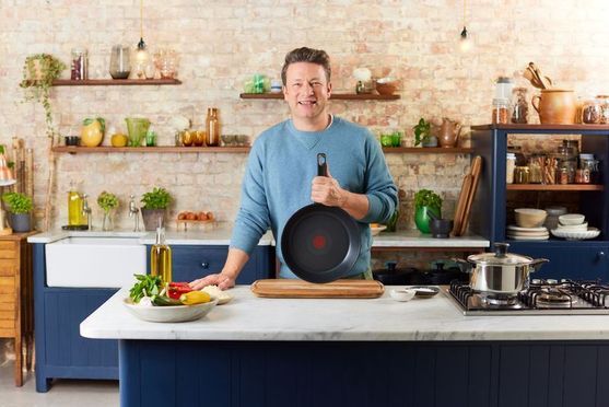 Jamie Oliver by Tefal Everyday Kitchen 7-teiliges Topf- und Pfannenset, E321S7