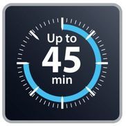 Längere Laufzeit dank des herausnehmbaren Akkus