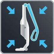 Klappbarer Griff zur mühelosen Aufbewahrung