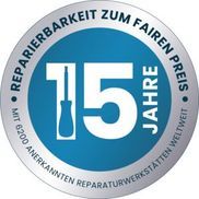 15 Jahre reparierbar