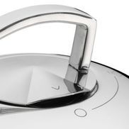 Hochwertiger Edelstahldeckel mit Dampfregulierung