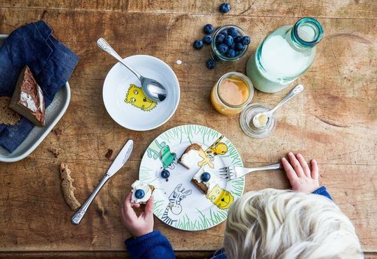 Kindergeschirr-Set Safari, 6-teilig