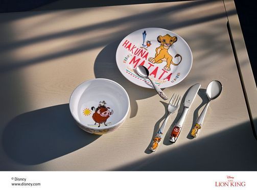 Kinderbesteck-Set Disney König der Löwen, 6-teilig