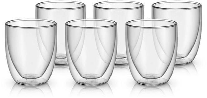 WMF Gläser-Set Kult Coffee, doppelwandige Thermogläser, 6 tlg