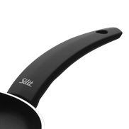 Silit Bratpfanne Silit Silargan® Professional Stielpfanne flach, 28 cm, Black, Silargan (1-tlg., 1x Bratpfanne 28 cm (Höhe 3,7 cm, Volumen 2,0l)