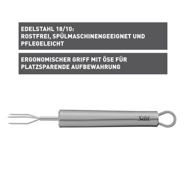 Silit Classic Line Pellkartoffelgabel, 17 cm
