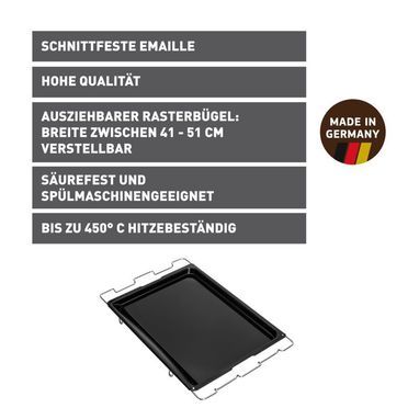 KAISER Inspiration Herdbackblech verstellbar, 41-51 x 33 cm