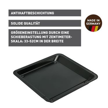 KAISER Classic Herdbackblech verschiebbar, 33-52 x 33 cm