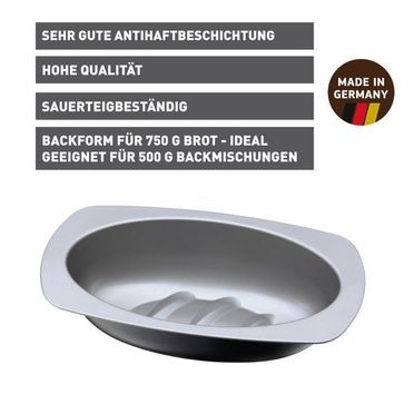 KAISER Inspiration Brotbackform, oval, 32 cm