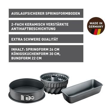 Kaiser Backformen Backform La Forme Backformen-Set 3tlg