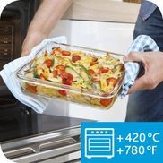 Backofen- und Mikrowellen-geeignet