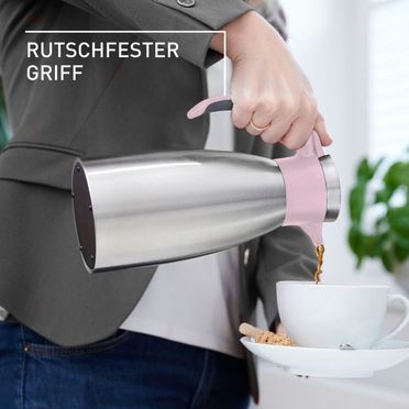 SOFT GRIP Isolierkanne 1,0 l puderrosa N41203