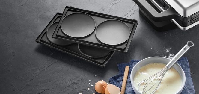 Lono Snack Master Pancake-Platten-Set, 2-teilig