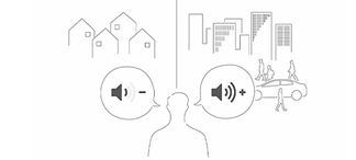 Lautstärke wird automatisch an Ihre Umgebung angepasst