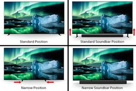 TV-Standfuß mit mehreren Aufstellmöglichkeiten