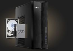 Acer Aspire XC-840 PC (Intel Pentium N6005, UHD Graphics, 8 GB RAM, 256 GB  SSD, Luftkühlung)