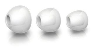 3 austauschbare Gummikappen für optimalen Halt in jedem Ohr