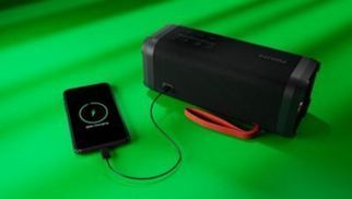 Austauschbarer, wiederaufladbarer Akku. Powerbank