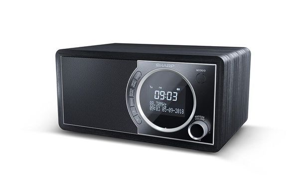 Sharp Digitalradio Senderverfolgung, mit (DAB) DR-450 6 W) (Automatische (DAB), RDS, Digitalradio FM-Tuner