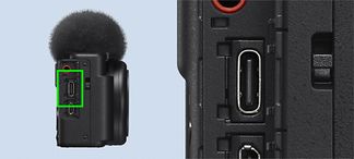 Längere Aufnahmezeiten durch Akku mit USB-Ladefunktion