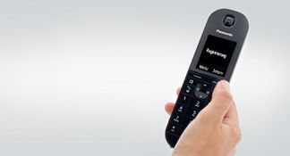 Lieferservice Panasonic KX-TGQ400 Schnurloses DECT-Telefon (Weckfunktion, Freisprechen)
