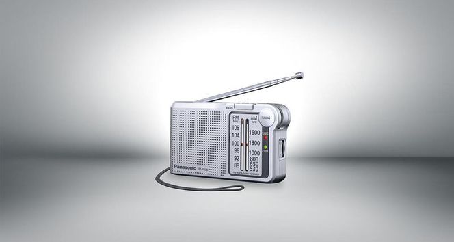 Tragbares Radio RF-P150 - silbern