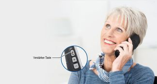Panasonic Seniorentelefon inkl. Anrufbeantworter) KX-TGE520 1, (Mobilteile: