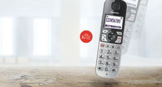 Panasonic KX-TGE520 Seniorentelefon (Mobilteile: 1, inkl. Anrufbeantworter)