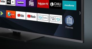 Smart TV mit Zugriff auf Streamingdienste