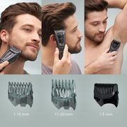 Panasonic Multifunktionstrimmer ER-GB62-H503, 3-in-1 Trimmer für Bart, Haare  &Körper